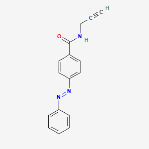 molecular formula C16H13N3O B8262909 N-Propargyl-4-(phenylazo)benzamide 