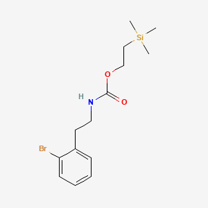 molecular formula C14H22BrNO2Si B8262949 2-(Trimethylsilyl)ethyl 2-bromophenethylcarbamate 