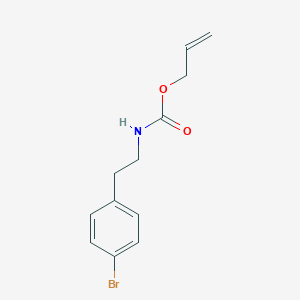 molecular formula C12H14BrNO2 B8262956 Allyl 4-bromophenethylcarbamate 