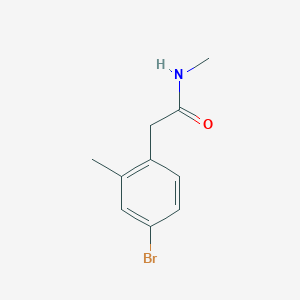 molecular formula C10H12BrNO B8262958 2-(4-bromo-2-methylphenyl)-N-methylacetamide 