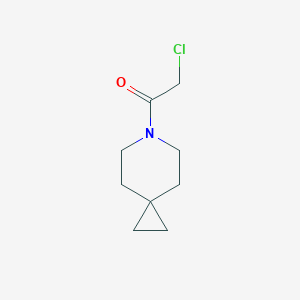 molecular formula C9H14ClNO B8263043 2-Chloro-1-(6-azaspiro[2.5]octan-6-yl)ethanone 