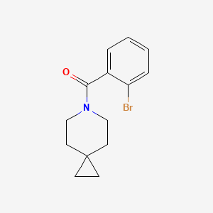 molecular formula C14H16BrNO B8263046 (2-Bromophenyl)(6-azaspiro[2.5]octan-6-yl)methanone 