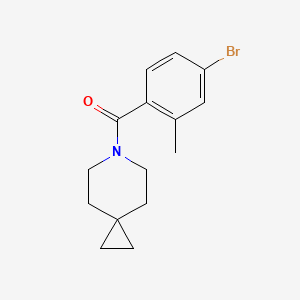 molecular formula C15H18BrNO B8263063 (4-Bromo-2-methylphenyl)(6-azaspiro[2.5]octan-6-yl)methanone 