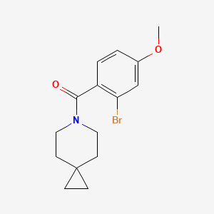 molecular formula C15H18BrNO2 B8263083 (2-Bromo-4-methoxyphenyl)(6-azaspiro[2.5]octan-6-yl)methanone 