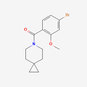molecular formula C15H18BrNO2 B8263085 (4-Bromo-2-methoxyphenyl)(6-azaspiro[2.5]octan-6-yl)methanone 