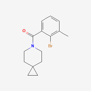 molecular formula C15H18BrNO B8263089 (2-Bromo-3-methylphenyl)(6-azaspiro[2.5]octan-6-yl)methanone 