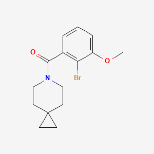 molecular formula C15H18BrNO2 B8263099 (2-Bromo-3-methoxyphenyl)(6-azaspiro[2.5]octan-6-yl)methanone 