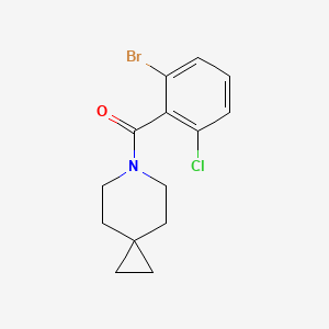 molecular formula C14H15BrClNO B8263118 (2-Bromo-6-chlorophenyl)(6-azaspiro[2.5]octan-6-yl)methanone 