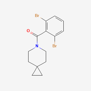 molecular formula C14H15Br2NO B8263121 (2,6-Dibromophenyl)(6-azaspiro[2.5]octan-6-yl)methanone 