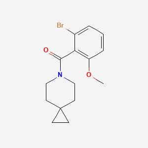 molecular formula C15H18BrNO2 B8263127 (2-Bromo-6-methoxyphenyl)(6-azaspiro[2.5]octan-6-yl)methanone 