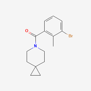 molecular formula C15H18BrNO B8263129 (3-Bromo-2-methylphenyl)(6-azaspiro[2.5]octan-6-yl)methanone 