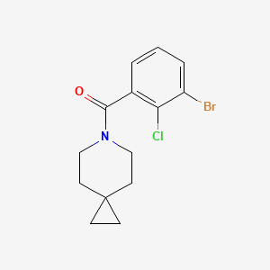 molecular formula C14H15BrClNO B8263133 (3-Bromo-2-chlorophenyl)(6-azaspiro[2.5]octan-6-yl)methanone 
