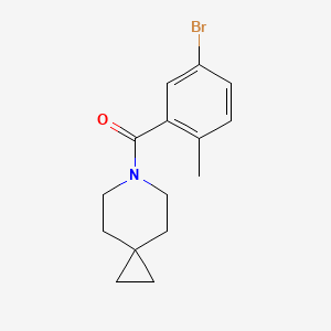 molecular formula C15H18BrNO B8263142 (5-Bromo-2-methylphenyl)(6-azaspiro[2.5]octan-6-yl)methanone 