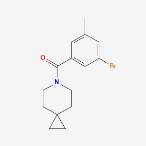 molecular formula C15H18BrNO B8263173 (3-Bromo-5-methylphenyl)(6-azaspiro[2.5]octan-6-yl)methanone 