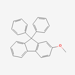 molecular formula C26H20O B8263234 2-Methoxy-9,9-diphenyl-9H-fluorene 