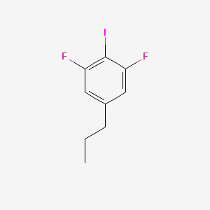 molecular formula C9H9F2I B8263315 4-Propyl-2,6-difluoroiodobenzene 