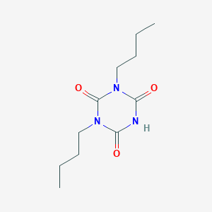 molecular formula C11H19N3O3 B8263350 1,3-Dibutyl-1,3,5-triazinane-2,4,6-trione 