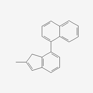 molecular formula C20H16 B8263381 2-Methyl-7-(1-naphthyl)indene CAS No. 154380-68-4