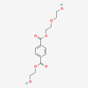 molecular formula C14H18O7 B8263429 2-(2-Hydroxyethoxy)ethyl (2-hydroxyethyl) terephthalate 