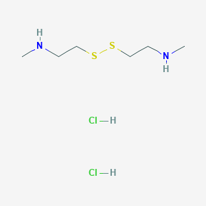 molecular formula C6H18Cl2N2S2 B8263437 2,2'-Disulfanediylbis(N-methylethan-1-amine) dihydrochloride 