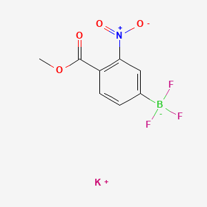 Potassium trifluoro(4-(methoxycarbonyl)-3-nitrophenyl)borate