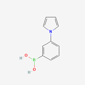 molecular formula C10H10BNO2 B8263567 (3-(1H-Pyrrol-1-yl)phenyl)boronic acid 