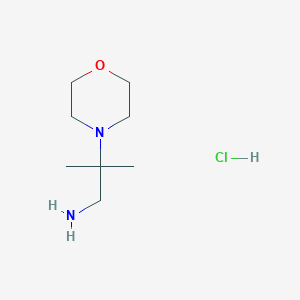 2-Methyl-2-(4-morpholinyl)propylamine hydrochloride