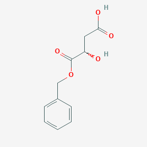 molecular formula C11H12O5 B8263746 (S)-2-Hydroxybutanedioic acid 1-benzyl ester CAS No. 66178-04-9