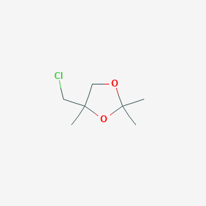 molecular formula C7H13ClO2 B8263758 4-Chloromethyl-2,2,4-trimethyl-1,3-dioxolane 