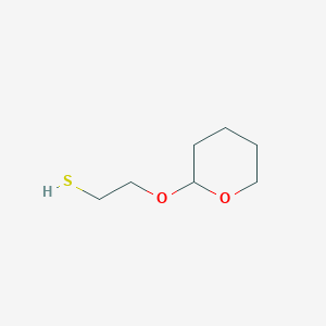 molecular formula C7H14O2S B8263766 2-((Tetrahydro-2H-pyran-2-yl)oxy)ethanethiol CAS No. 77597-08-1