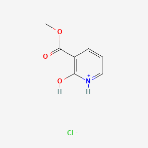 molecular formula C7H8ClNO3 B8263776 Methyl 2-hydroxypyridin-1-ium-3-carboxylate;chloride 