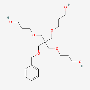 molecular formula C21H36O7 B8263786 3-[2,2-Bis(3-hydroxypropoxymethyl)-3-phenylmethoxypropoxy]propan-1-ol 