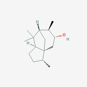 molecular formula C15H26O B082638 (3R-(3alpha,3Abeta,5alpha,6beta,7beta,8aalpha))-octahydro-3,6,8,8-tetramethyl-1H-3a,7-methanoazulen-5-ol CAS No. 13567-42-5