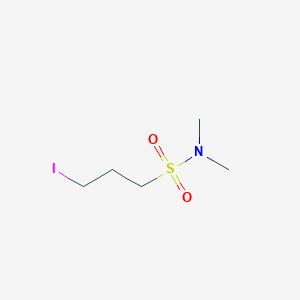 molecular formula C5H12INO2S B8263916 3-Iodo-propane-1-sulfonic acid dimethylamide 