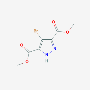 Dimethyl 4-bromo-1H-pyrazole-3,5-dicarboxylate