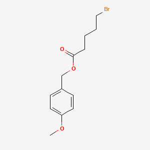 molecular formula C13H17BrO3 B8263991 (4-Methoxyphenyl)methyl 5-bromopentanoate 