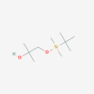 molecular formula C10H24O2Si B8264113 1-(Tertbutyldimethylsilyloxy)-2-methylpropan-2-ol 