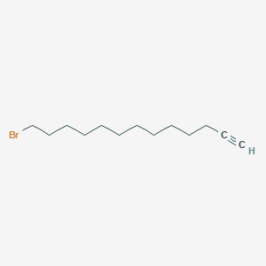 molecular formula C13H23Br B8264195 13-Bromotridec-1-yne CAS No. 87494-58-4