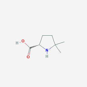 molecular formula C7H13NO2 B8264208 5,5-Dimethyl-l-proline 