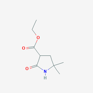 Ethyl 5,5-dimethyl-2-oxopyrrolidine-3-carboxylate