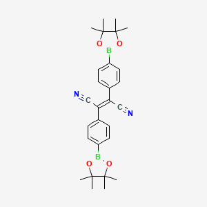 Bis[4-(4,4,5,5-tetramethyl-1,3,2-dioxaborolane-2-yl)phenyl]fumaronitrile