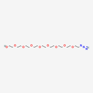 29-hydroxy-6,9,12,15,18,21,24,27-octaoxa-1,2,3-triazanonacosa-1,2-dien-2-ium