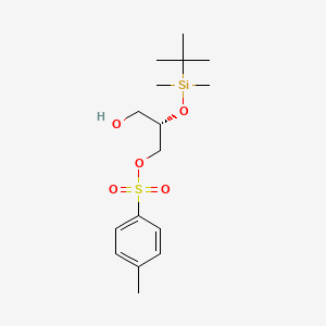 molecular formula C16H28O5SSi B8264507 (S)-2-((Tert-butyldimethylsilyl)oxy)-3-hydroxypropyl 4-methylbenzenesulfonate 