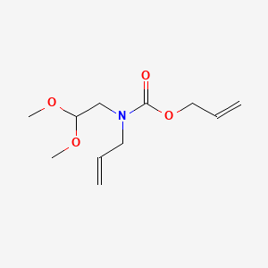 molecular formula C11H19NO4 B8264582 Prop-2-EN-1-YL N-(2,2-dimethoxyethyl)-N-(prop-2-EN-1-YL)carbamate 