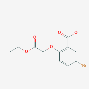 Methyl 5-bromo-2-(2-ethoxy-2-oxoethoxy)benzoate