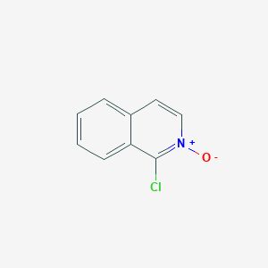 molecular formula C9H6ClNO B8264621 1-Chloroisoquinoline 2-oxide 