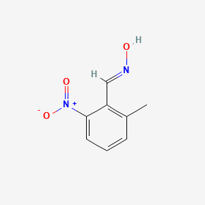molecular formula C8H8N2O3 B8264664 (NE)-N-[(2-methyl-6-nitrophenyl)methylidene]hydroxylamine 