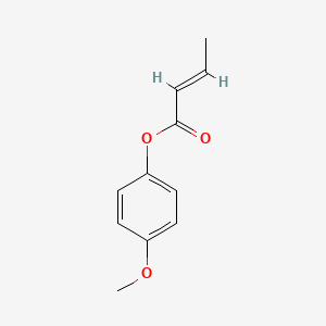 molecular formula C11H12O3 B8264665 4-Methoxyphenyl (2E)-but-2-enoate 