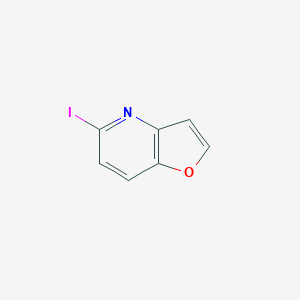 molecular formula C7H4INO B8264674 5-iodoFuro[3,2-b]pyridine 