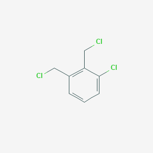 molecular formula C8H7Cl3 B8264684 1-Chloro-2,3-bis(chloromethyl)benzene 